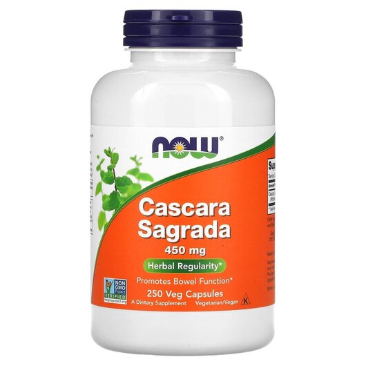 Основное фото товара Cascara Sagrada 450 mg Основное фото товара NOW Foods, Каскара Саграда 450 мг, Cascara Sagrada 450 mg, 250 ка