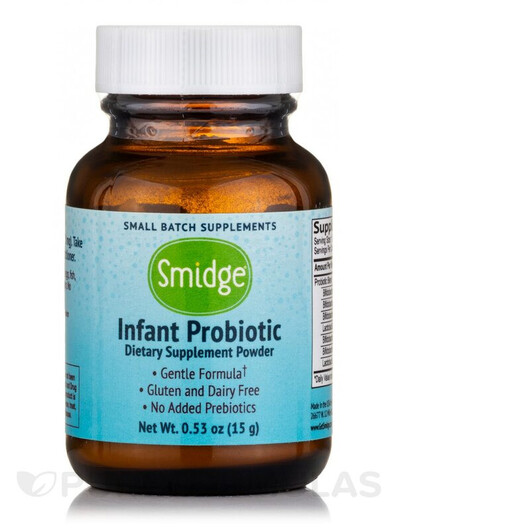 Основное фото товара Smidge, Пробиотики для детей, Infant Probiotic Powder, 15 г