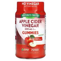 Яблучний оцет Apple Cider Vinegar Nature's Truth 75 конфет Яблучний оцет Apple Cider Vinegar Nature's Truth 75 конфет
