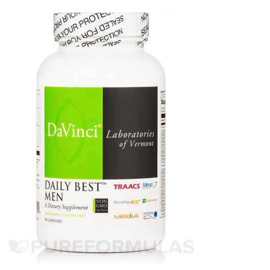 Основне фото товару DaVinci Laboratories, Daily Best Men, Мультивітаміни, 90 капсул