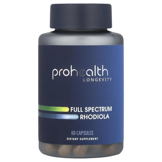 Основное фото товара ProHealth Longevity, Родиола, Full Spectrum Rhodiola, 60 капсул