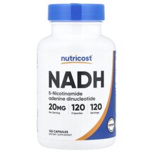 НАДН NADH 20 mg Nutricost 120 капсул НАДН NADH 20 mg Nutricost 120 капсул