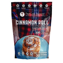 Calcium Chews plus Vitamin D & Probiotics Cinnamon Roll с