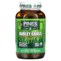 Barley Grass Ячмень Pines International 500 таблеток