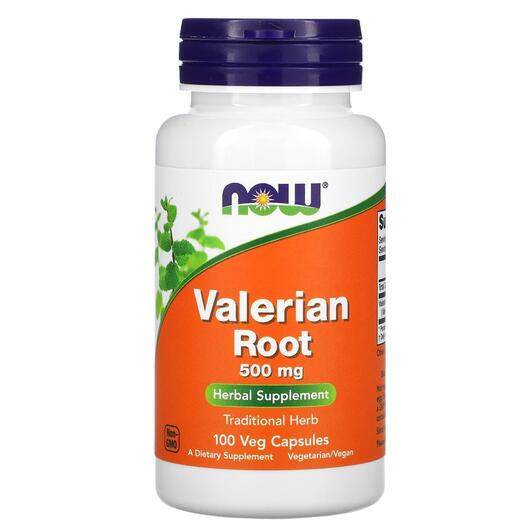 Основное фото товара Valerian Root 500 mg Основное фото товара NOW Foods, Корень Валерианы 500 мг, Valerian Root 500 mg, 100 кап