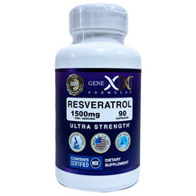 Ресвератрол Resveratrol 1500 mg Genex Formulas 90 капсул