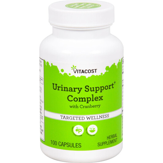 Основне фото товару Urinary Support&dagger; Complex with Cranberry, Журавлина, 100 ка