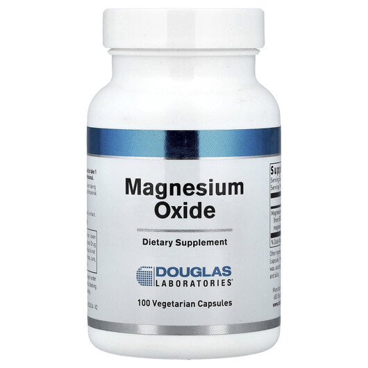 Основне фото товару Douglas Laboratories, Magnesium Oxide, Магній, 100 капсул