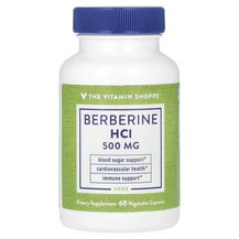 Берберин Berberine HCl 500 mg TheVitaminShoppe 60 капсул