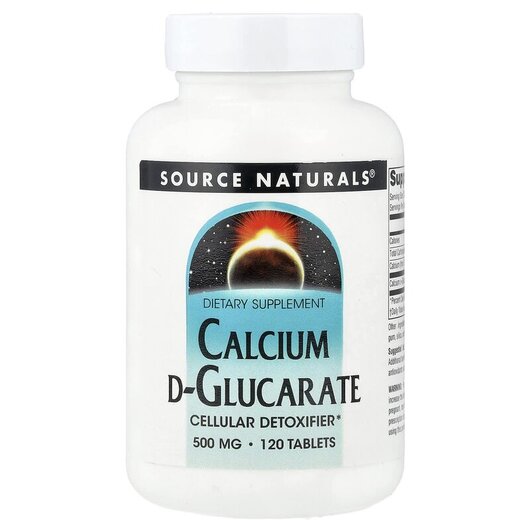 Основное фото товара Calcium D-Glucarate 500 mg Основное фото товара Calcium D-Glucarate 500 mg 120, Кальций D-Глюкарат 500 мг, 120 та