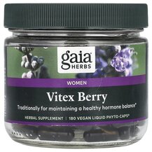 Авраамове дерево Women Vitex Berry Gaia Herbs 180 капсул