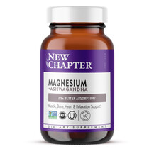 Magnesium + Ashwagandha Ашваганда NewChapter 60 таблеток Magnesium + Ashwagandha Ашваганда NewChapter 60 таблеток