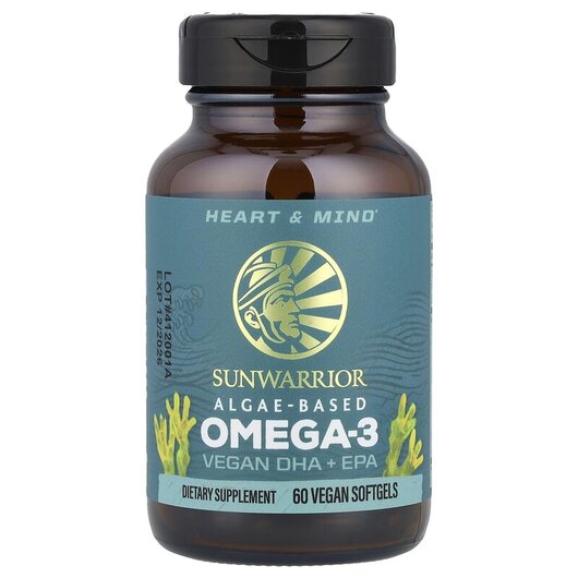 Основное фото товара Omega-3 Vegan DHA + EPA, Омега-3 Веганские DHA + EPA, 60 Вегански