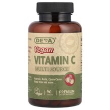 Веганський Вітамін C Vegan Vitamin C Multi Source Deva Веганський Вітамін C Vegan Vitamin C Multi Source Deva