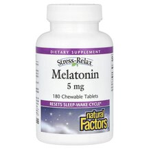 Melatonin 5 mg Мелатонин Natural Factors 180 таблеток