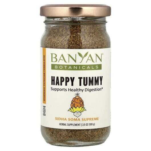 Основне фото товару Happy Tummy Основне фото товару Banyan Botanicals, Happy Tummy, Ферменти, 100 г