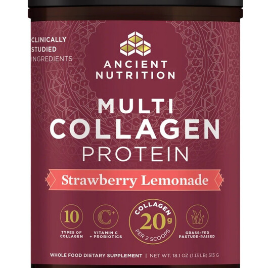 Основне фото товару Multi Collagen Protein Powder Strawberry Lemonade Flavor Основне фото товару Multi Collagen Protein Powder Strawberry Lemonade Flavor, Колаген