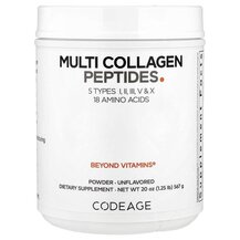 Колагенові пептиди Multi Collagen Peptides CodeAge 567 г Колагенові пептиди Multi Collagen Peptides CodeAge 567 г