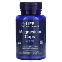 Магній Magnesium Caps 500 mg Life Extension 100 капсул