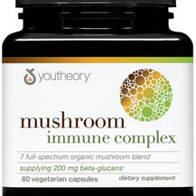 Mushroom Immune Complex Грибы Youtheory 60 капсул