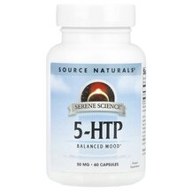 5-гідрокситриптофан Serene Science 5-HTP 100 mg Source 5-гідрокситриптофан Serene Science 5-HTP 100 mg Source