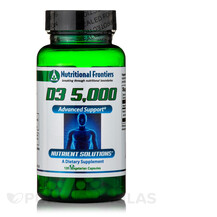 Вітамін D3 D3 5000 IU Nutritional Frontiers 120 капсул Вітамін D3 D3 5000 IU Nutritional Frontiers 120 капсул