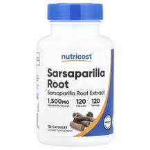 Сарсапарілла Sarsaparilla Root Nutricost 120 капсул Сарсапарілла Sarsaparilla Root Nutricost 120 капсул