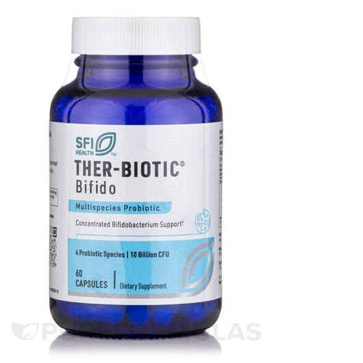 Основне фото товару Ther-Biotic Factor 4 Основне фото товару SFI Health, Ther-Biotic Factor 4, Пробіотики, 60 капсул