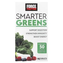 Smarter Greens Суперфуд Force Factor 90 таблеток