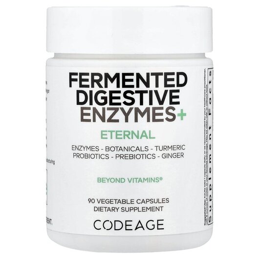 Основное фото товара Fermented Digestive Enzymes Основное фото товара CodeAge, Ферменты, Fermented Digestive Enzymes, 90 капсул