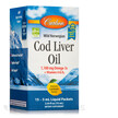 Фото товару Cod Liver Oil Packets Natural Lemon Flavor 1 Box of Фото товару Cod Liver Oil Packets Natural Lemon, Олія печінки тріски, 15 Liqu