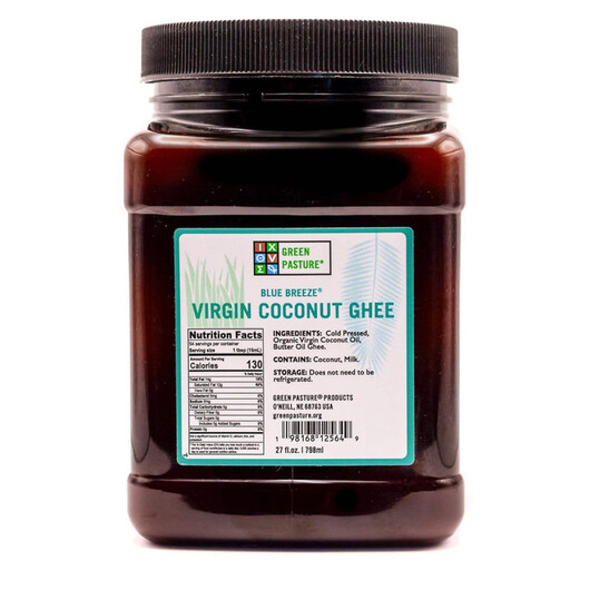 Основное фото товара Virgin Coconut Ghee Основное фото товара Green Pasture, Кокосовое масло, Virgin Coconut Ghee, 798 мл