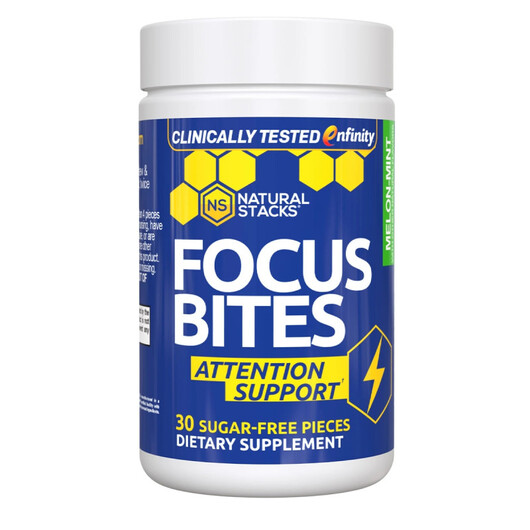Основное фото товара Focus Bites Melon-Mint Flavor Основное фото товара Жевательный енергетик, Focus Bites Melon-Mint Flavor, 1 шт