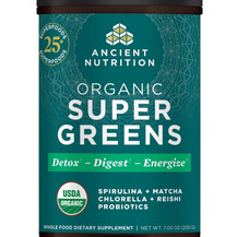 Organic SuperGreens Powder Суперфуд Ancient Nutrition