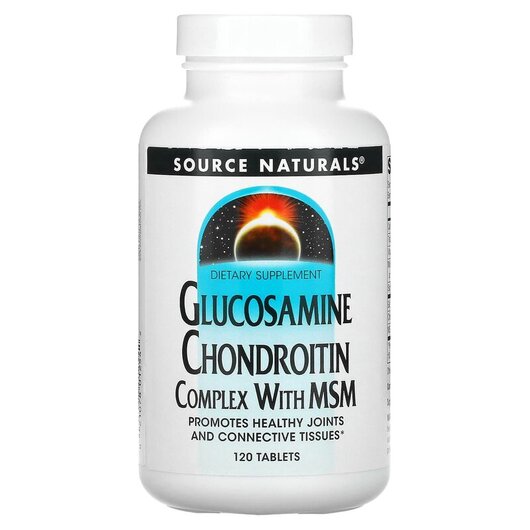 Основное фото товара Glucosamine Chondroitin Complex with MSM Основное фото товара Glucosamine Chondroitin Complex with, Метилсульфонилметан МСМ, 12