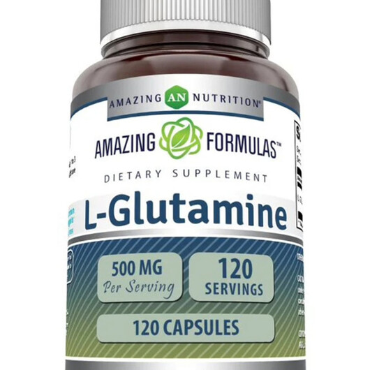 Основное фото товара Amazing Formulas L-Glutamine Основное фото товара L-Глутамин, Amazing Formulas L-Glutamine, 120 капсул