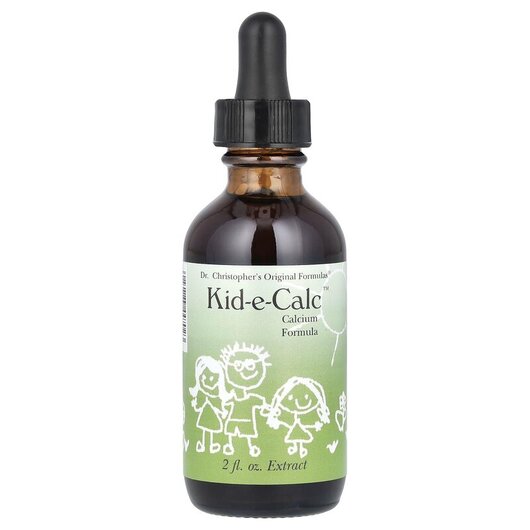 Основное фото товара Christopher's Original Formulas, Кальций в каплях, Kid-e-Cal
