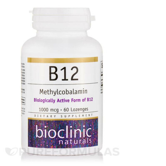Основне фото товару B12 Methylcobalamin 1000 mcg Основне фото товару B12 Methylcobalamin 1000 mcg, Метилкобаламін B12, 60 таблеток