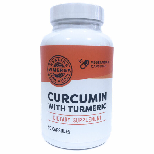 Основне фото товару Vimergy, Curcumin with Turmeric, Куркумін, 90 капсул