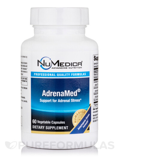 Основное фото товара AdrenaMed Основное фото товара NuMedica, Поддержка надпочечников, AdrenaMed, 60 капсул