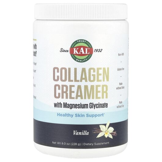 Основное фото товара Коллаген, Collagen Creamer with Magnesium Glycinate Vanilla, 228 