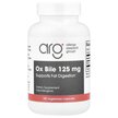 Фото товару Allergy Research Group, Ox Bile 125 mg, Жовчні кислоти, 180 капсу