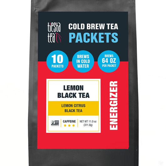 Основне фото товару Lemon Black Tea Cold Brew Packets Loose Leaf - Lemon Citrus Black Tea - Pack of Основне фото товару Lemon Black Tea Cold Brew Packets Loose Leaf - Lemon, Органічний