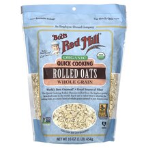Organic Quick Cooking Rolled Oats Whole Grain Овес Bob's Organic Quick Cooking Rolled Oats Whole Grain Овес Bob's