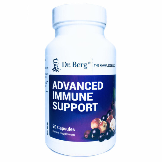 Основне фото товару Advanced Immune Support Основне фото товару Dr. Berg, Advanced Immune Support, Підтримка імунітету, 90 капсул