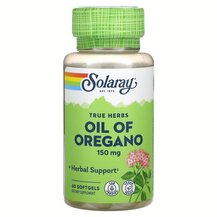Oil of Oregano 150 mg Масло орегано 150 мг Solaray Oil of Oregano 150 mg Масло орегано 150 мг Solaray