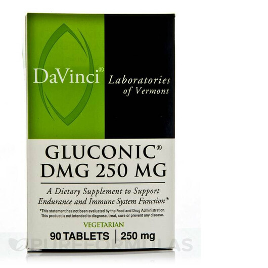 Основное фото товара Диметилглицин ДМГ, Gluconic DMG 250 mg, 90 таблеток