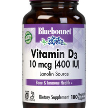 Vitamin D3 Витамин D Bluebonnet Nutrition 180 капсул