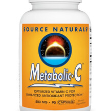 Metabolic-C Витамин C Аскорбиновая кислота Source Naturals