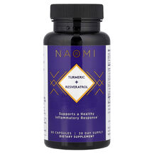 Ресвератрол Turmeric + Resveratrol NAOMI 60 капсул